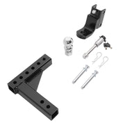 DURAFORCE 2" Receiver Trailer Hitch Ball Mount 9-1/2" Drop Tow Adjustable 7500lb
