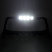 DURAFORCE Steel Armor Windshield Frame Cover Visor Cowl w/LED for Jeep Wrangler JK 2007-18