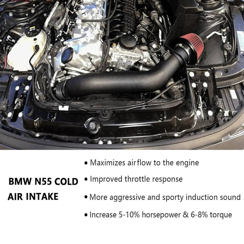 Cold Air Intake System for BMW 335i 435i M235i M2 N55 Turbo 2012-16