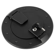 DURAFORCE Locking Fuel Door Gas Tank Cap Cover Aluminum Black For Hummer H2 2003-2009