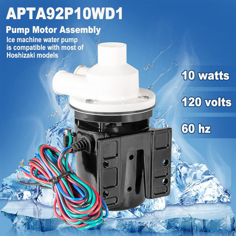 APTA92P10WD1 Water Pump Motor Assembly for Hoshizaki Ice Machine KM-450 KM-900