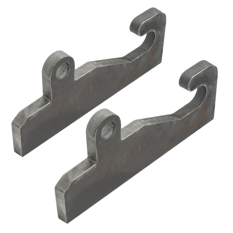 2PCS Quick Attach Coupler Loader Brackets With Wear Ears for JRB 416 Blank Steel