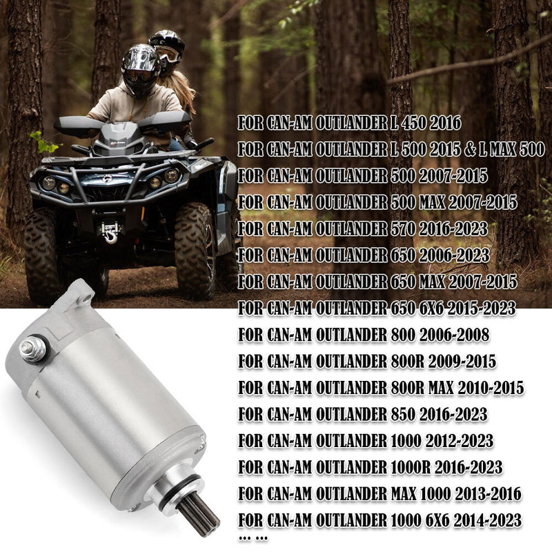 Starter Motor for Can-Am Outlander 500 MAX 500 4X4 EFI 2007-2015