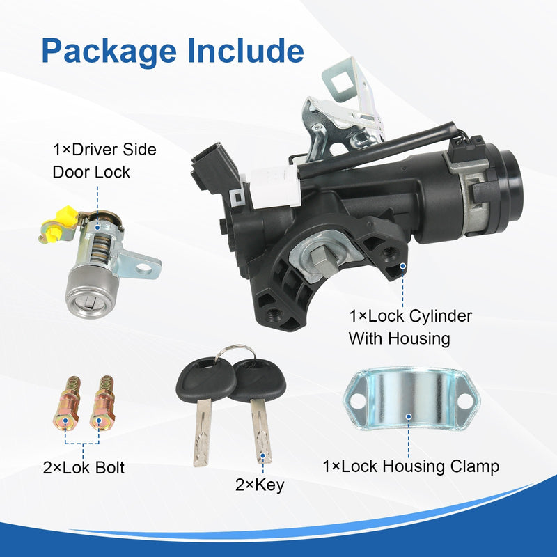 81910-1R110 Ignition Lock Switch Assembly with Keys for Accent 2012-2017