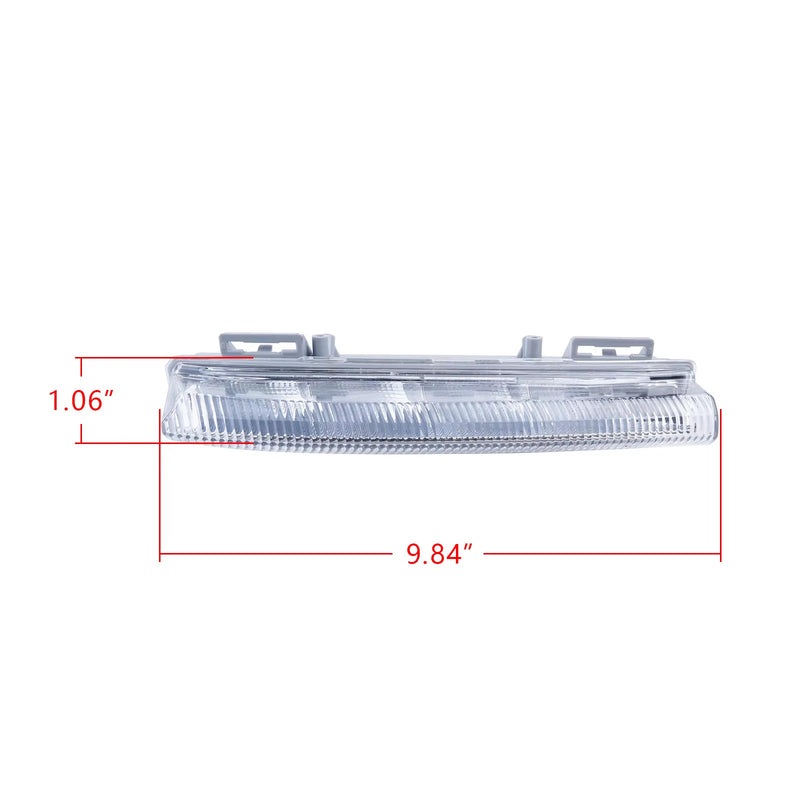Right Passenger Fog Light Daytime Running LED for Mercedes C250 C350 2012-2014