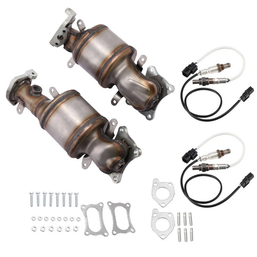 DURAFORCE Exhaust Manifold Catalytic Converter W/ O2 Sensor For Honda Pilot 2009-2012 3.5L