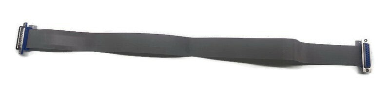 DB25 Male to DB25 Female 25 Wire 28AWG Flat Ribbon Cable 2ft for Data RS232