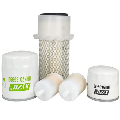 DURAFORCE In-Line Fuel Air Oil HST Filter Kit for Kubota GF1800 GF1800E GF1800E-R-2