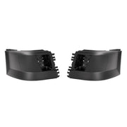 DURAFORCE ZZ2V00374 LH+RH Front Bumper End Cap Corner W/Fog Hole for Volvo VNL 04-18