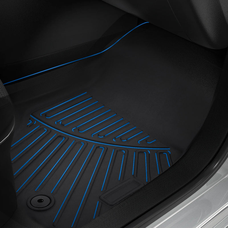 3D Floor Mats All Weather Carpets Liner for Jeep Grand Cherokee L 2021-25