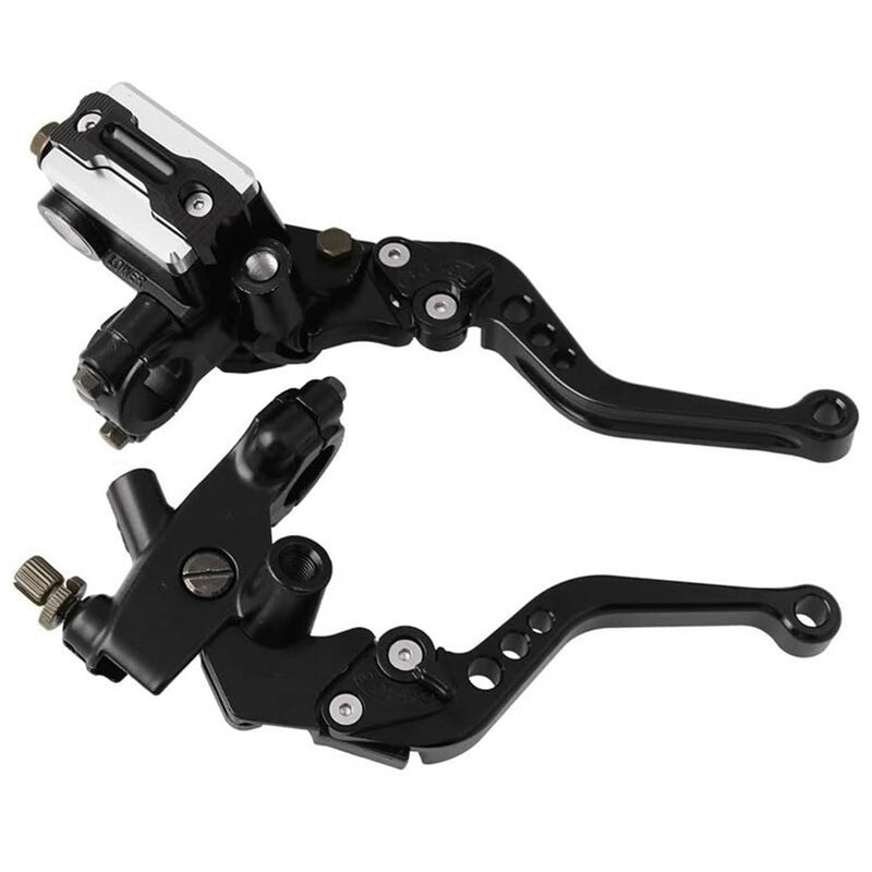 7/8'' CNC Motorcycle Brake Clutch Master Cylinder Reservoir Lever Set Universal