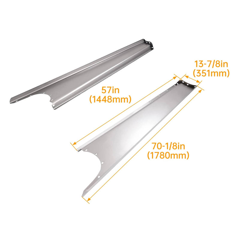 DURAFORCE Steel Running Board Pair for Chevy/GMC Pickup Truck & Panel Truck 1942-1946