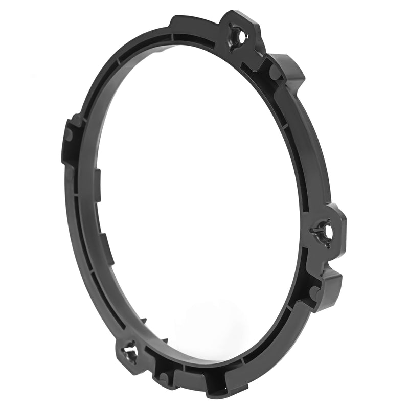 Black 7" Headlight Replacement Mount Bracket Ring for Jeep Wrangler 1997-2006