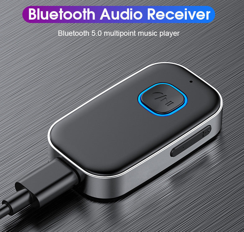 Bluetooth Receiver 3.5mm AUX Car Adapter Wireless Audio for Home Stereo
