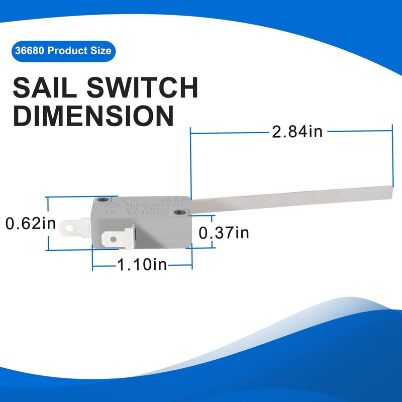 36680 Sail Switch Replacement for Atwood Hydro Flame Furnace 36133 31377 1522
