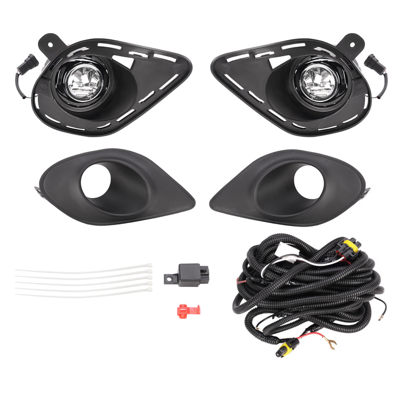 LED Fog Lights Driving Lamp for Dodge Charger SRT 2015-2023 Bracket Wiring Set