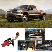 DURAFORCE 4" Cold Air Intake System Kit Heat Shield for GMC Chevy V8 4.8L 5.3L 6.0L