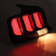 DURAFORCE LED Tube Signal Brake Lamps Smoked Tail Lights for Ford Mustang 2005-2009 Pair