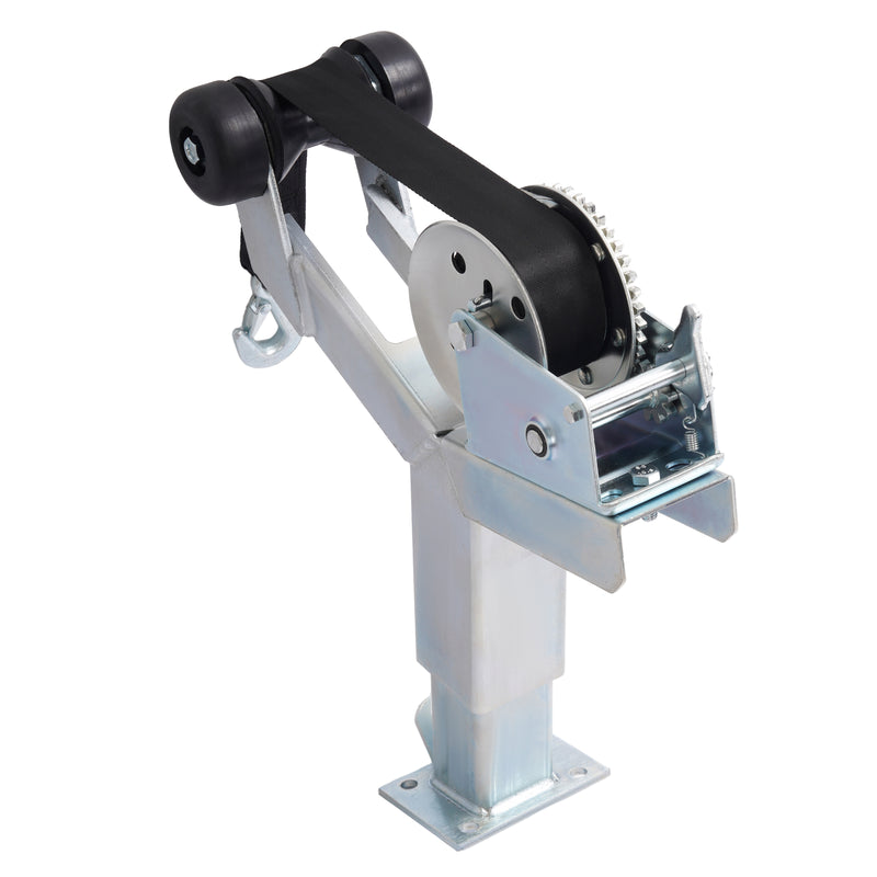 1400lbs Winch Stand Winch Post with Roller for Boat Trailers Adjustable