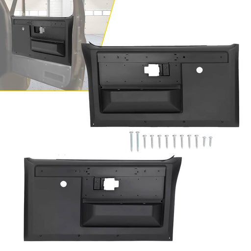 DURAFORCE Power Lock Inner Door Trim Panels for Chevy Pickup Truck 1981-1987 Pair