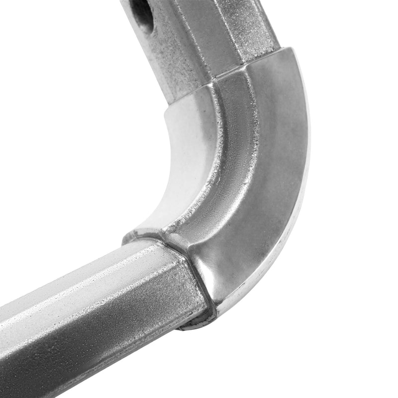 90 Degree Aluminum Arm Corner Joint for Dump Truck Tarp System Silver Pair