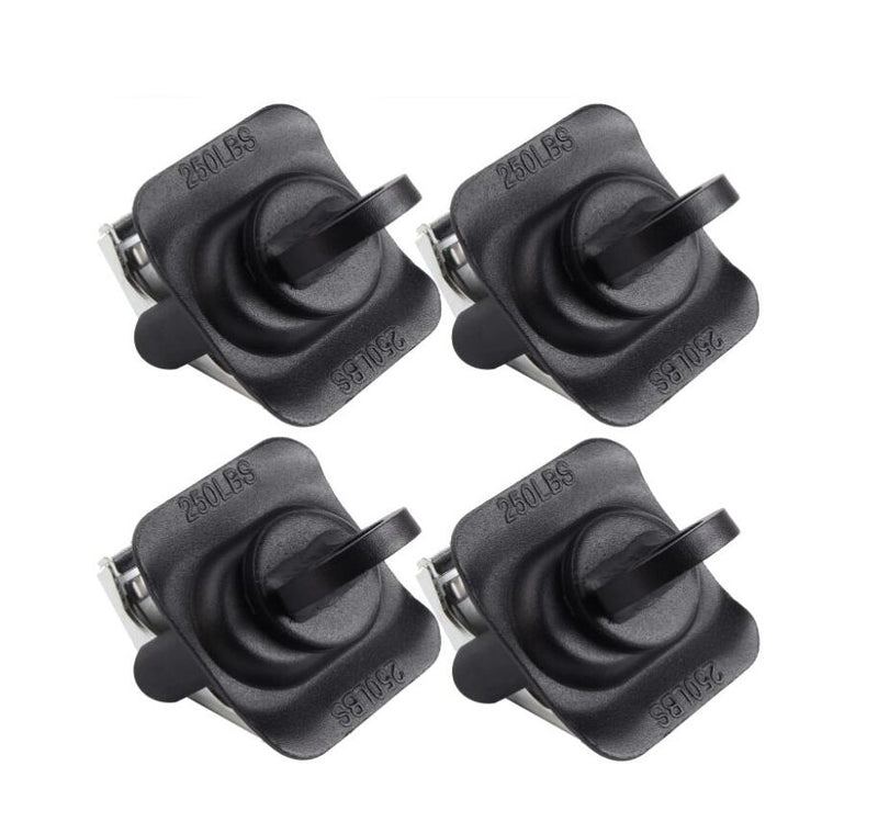 23146899 Black Truck Bed Cargo Tie Down Loop Kit for Silverado Sierra Colorado