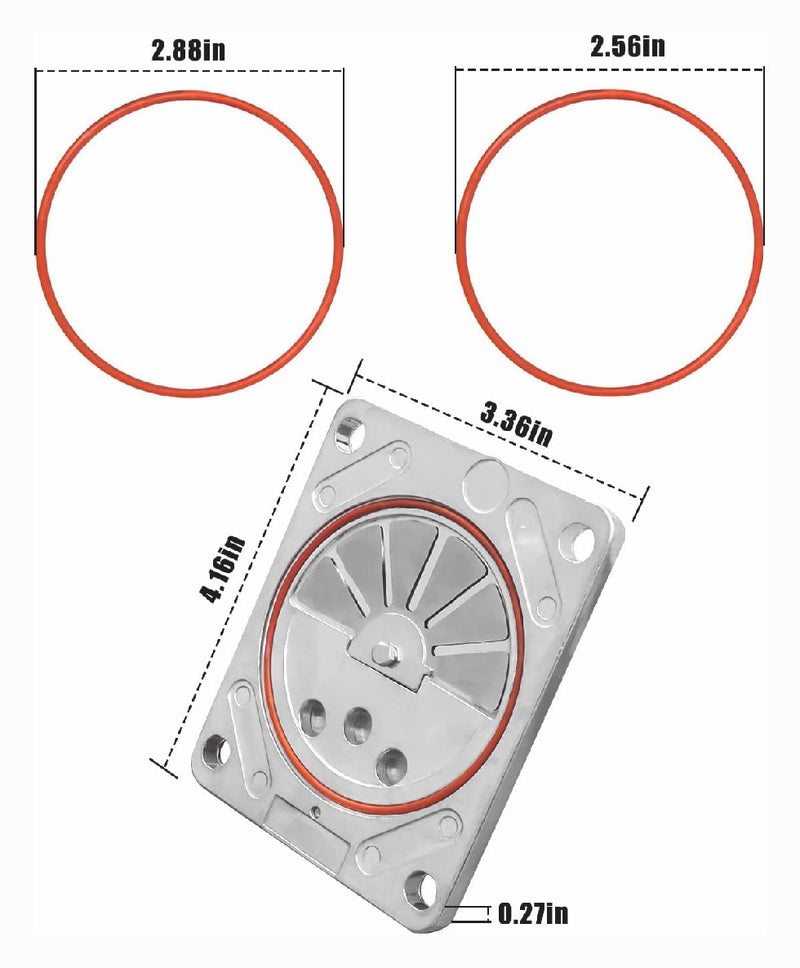Air Compressor Valve Plate Z-AC-0032 AC0032 for Porter Cable Steel Aluminum