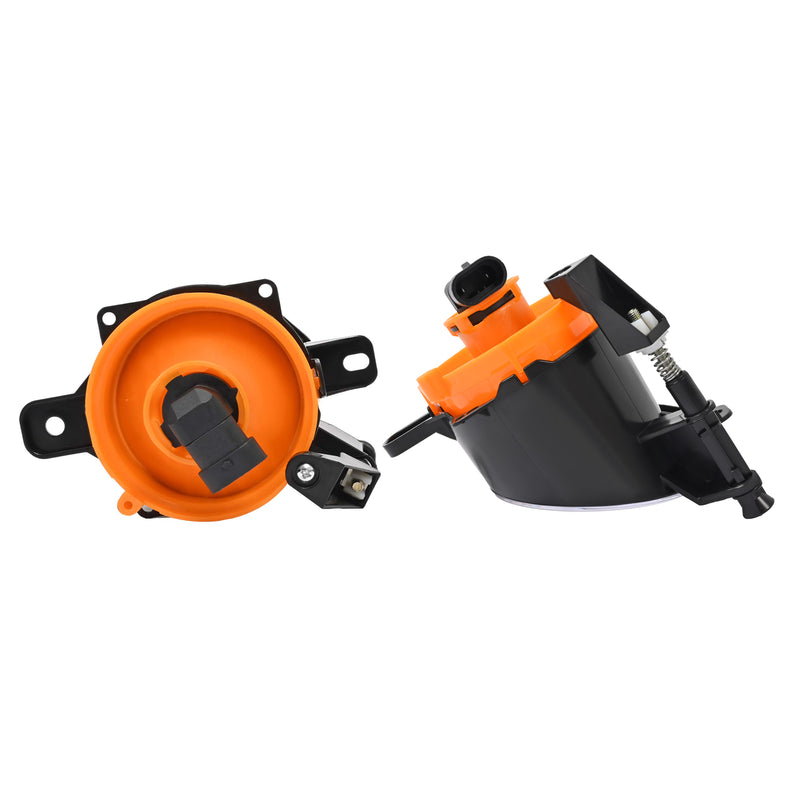 Fog Lights Bumper Lamps with Black Bezel Molding for Chevy Malibu 2013-2016