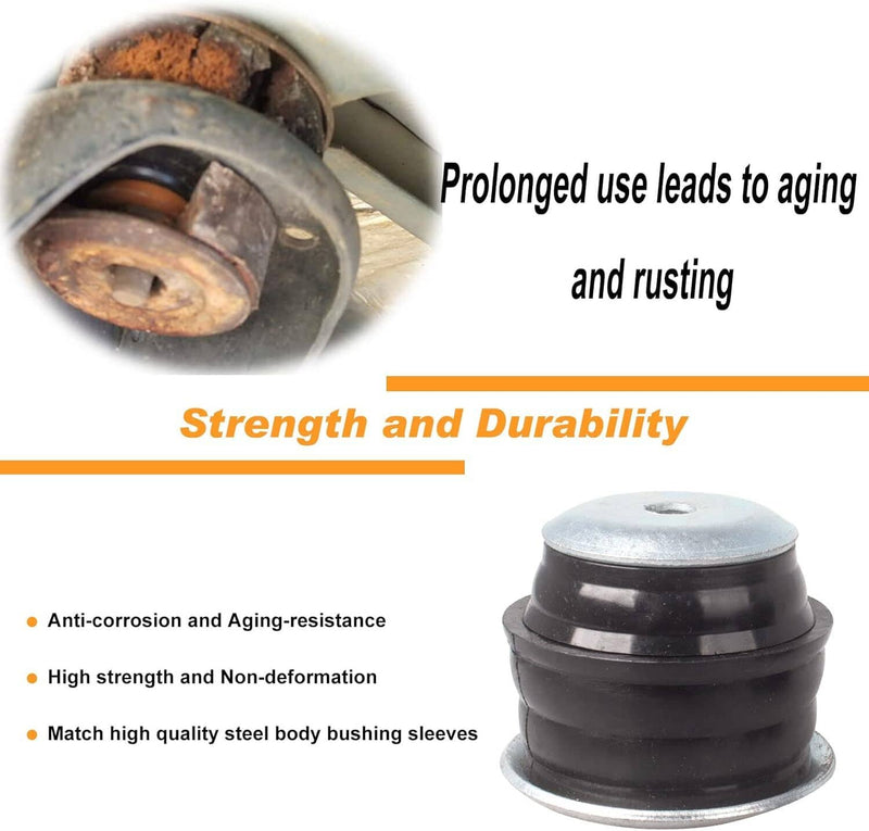KF04060BK Body Cab Mount Bushing Kit for Ford F250 F350 Super Duty 2/4WD 2008-16