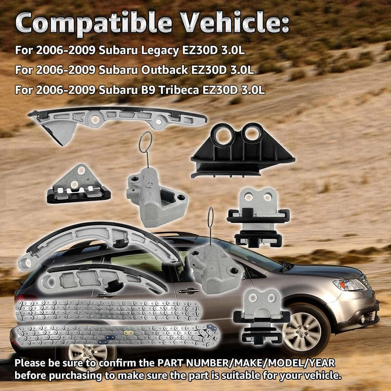 Timing Chain Kit for Subaru Legacy Outback B9 Tribeca EZ30D 3.0L 2006-2009