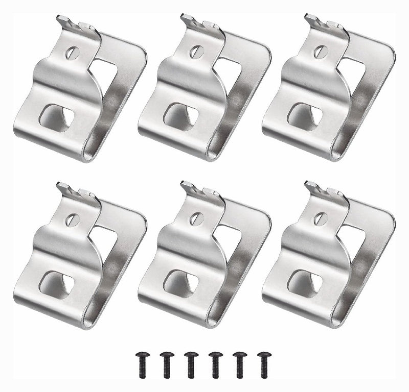 6pcs Belt Clip Hook For Dewalt 20V Drill Impact Driver Flashlight Tools DCD980 E