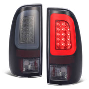 DURAFORCE Black Smoke LED Tube Tail Light Brake Lamp for Ford F150 97-03 F250 F350 99-07