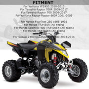 DURAFORCE Pair Front Shocks Absorbers Set for Yamaha Raptor YFM 660R 700 700R YFZ450 ATV