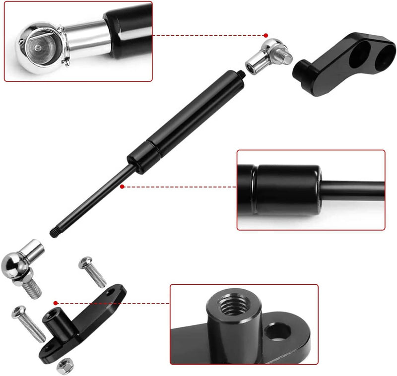Door Opener Shocks Struts Kit for Can Am Maverick X3 X3 Max 2017-2023