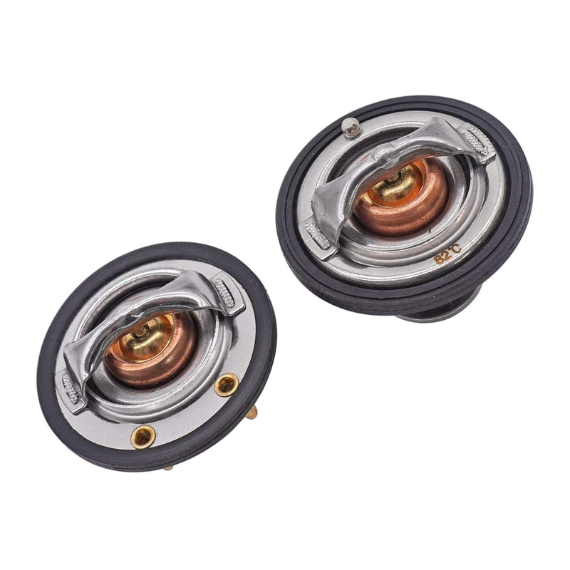 185 180 Degree Thermostat Front Rear Kit for GM Pickup Duramax Pair