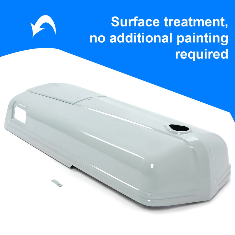 8N16612 9N16938C Tractor Hood with Battery Door Gray for Ford 2N 9N 8N