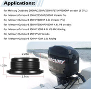 DURAFORCE Verado Trim Cap for Mercury, for Mariner Outboard 225HP 250HP 275HP 300HP 2Pcs