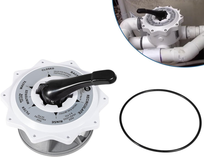 270067 261152 Multiport Valve Top Assembly Kit for Pentair HiFlow 2-Inch