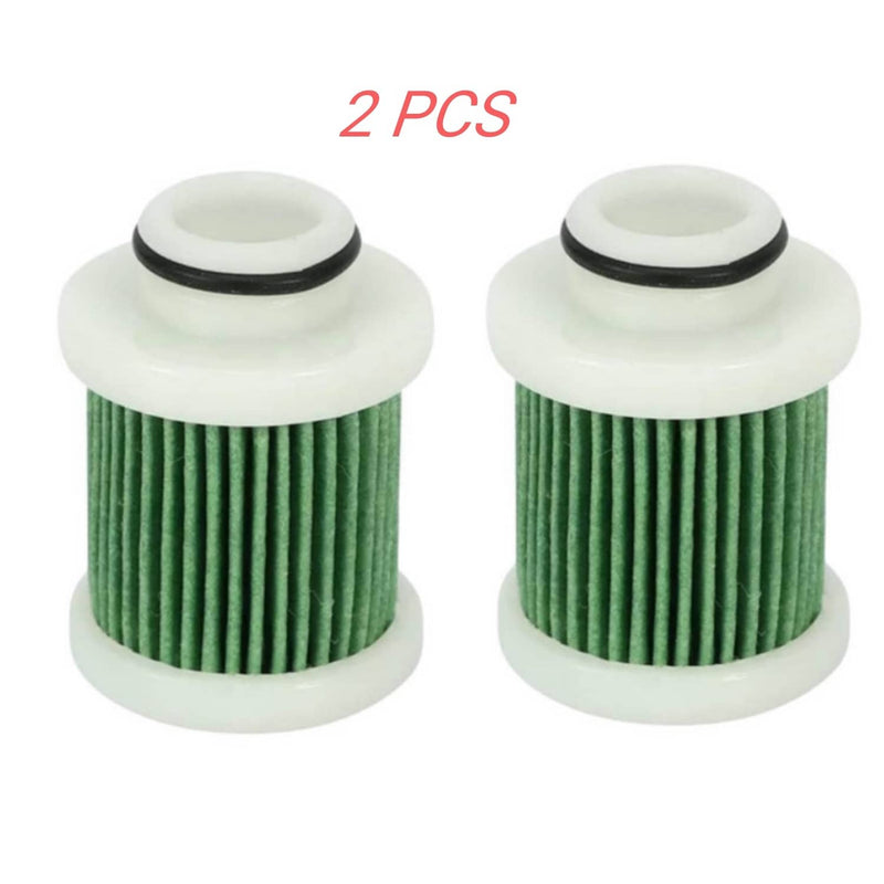 DURAFORCE 6D8-24563 Fuel Filter Element for Yamaha 4-Stroke 25 30 40 HP 2 Pieces
