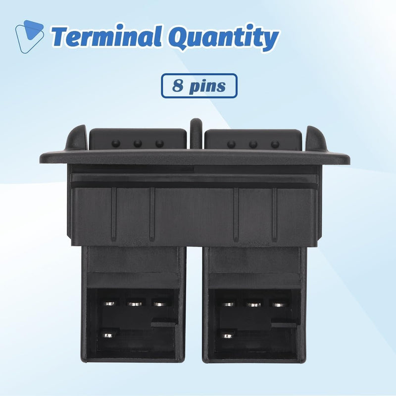 For VW New Beetle 1998 2010 Power Window Master Switch Driver Passenger Pair Set