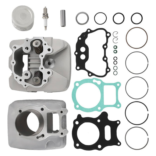 DURAFORCE 12200-HM8-305 Cylinder Head Piston Kit for Honda Recon 250 TRX250TE TRX250TM