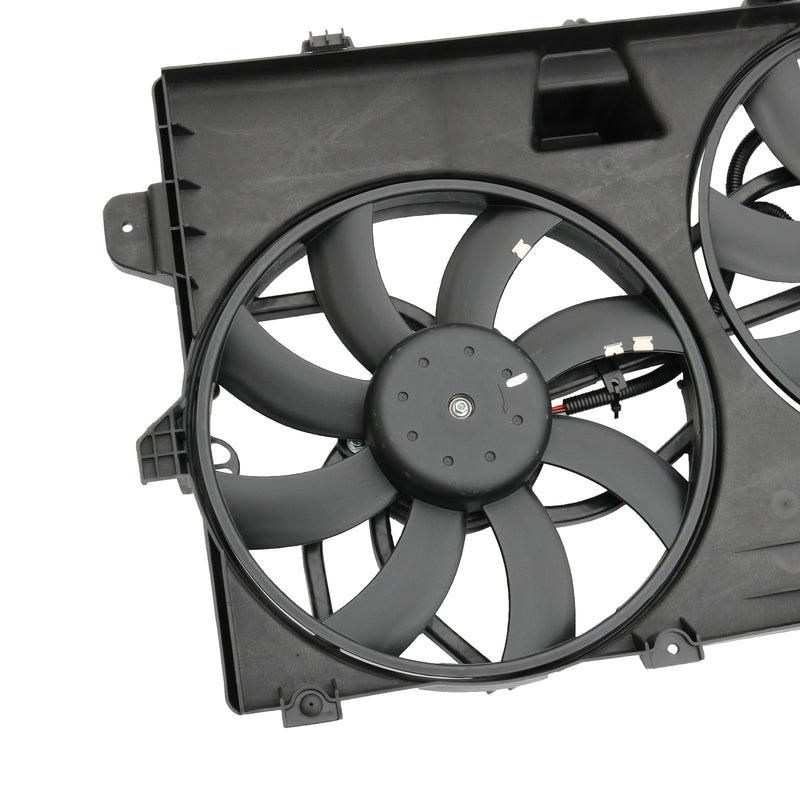 FO3115177 Dual Radiator Condenser Cooling Fan Assembly for Ford Edge Lincoln MKX