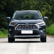 DURAFORCE Front Upper Grille Mesh Cover Trim for Toyota RAV4 2019-2025 ABS Chrome 2x