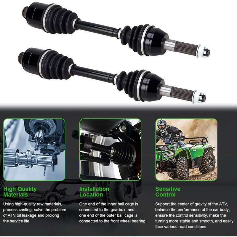 Rear Right Left CV Joint Axles Pair for Polaris Sportsman 570 EFI EPS 2014