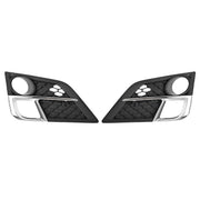 DURAFORCE Front Bumper Fog Lights Chrome Trim Covers for Honda Odyssey 2018-2020 Pair