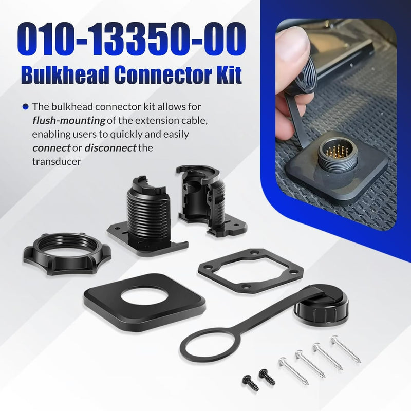Bulkhead Connector Kit Quick Connect Disconnect for LiveScope 010-13350-00