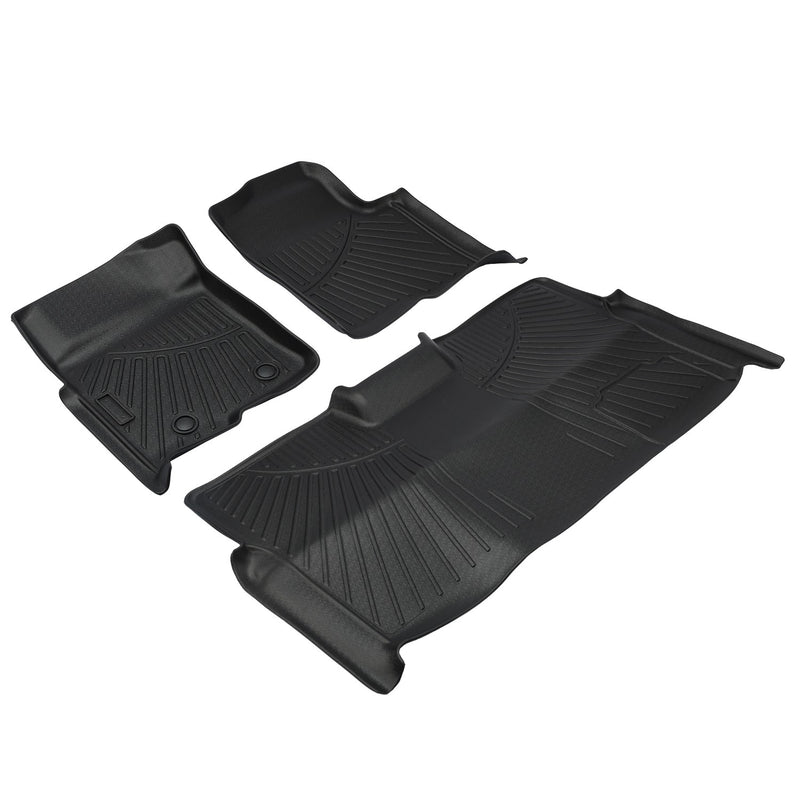 Floor Mats Set for Ford F-150 SuperCrew Crew Cab 2010-2014 Bucket Seat