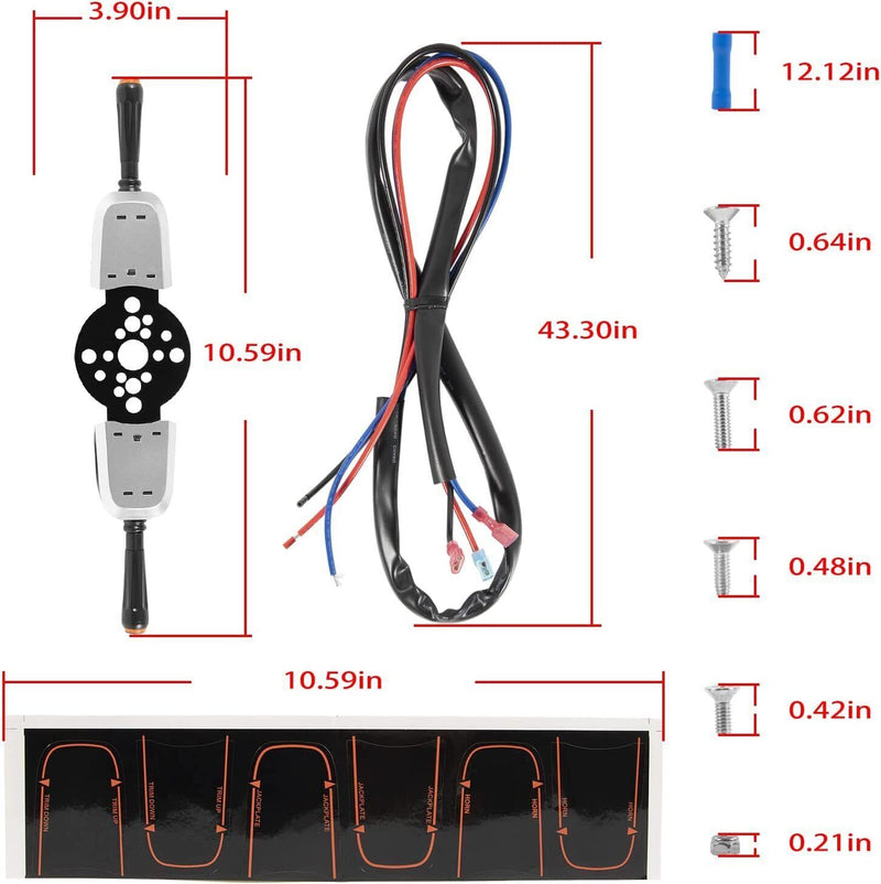 PT2000P-1P Pro Trim Jack Plate Control Switch for SeaStar Steering Helm Mount