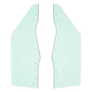 DURAFORCE Quarter Side Window Glass for Chevy Chevelle Malibu 1970-1972 2 Door 4 Pcs