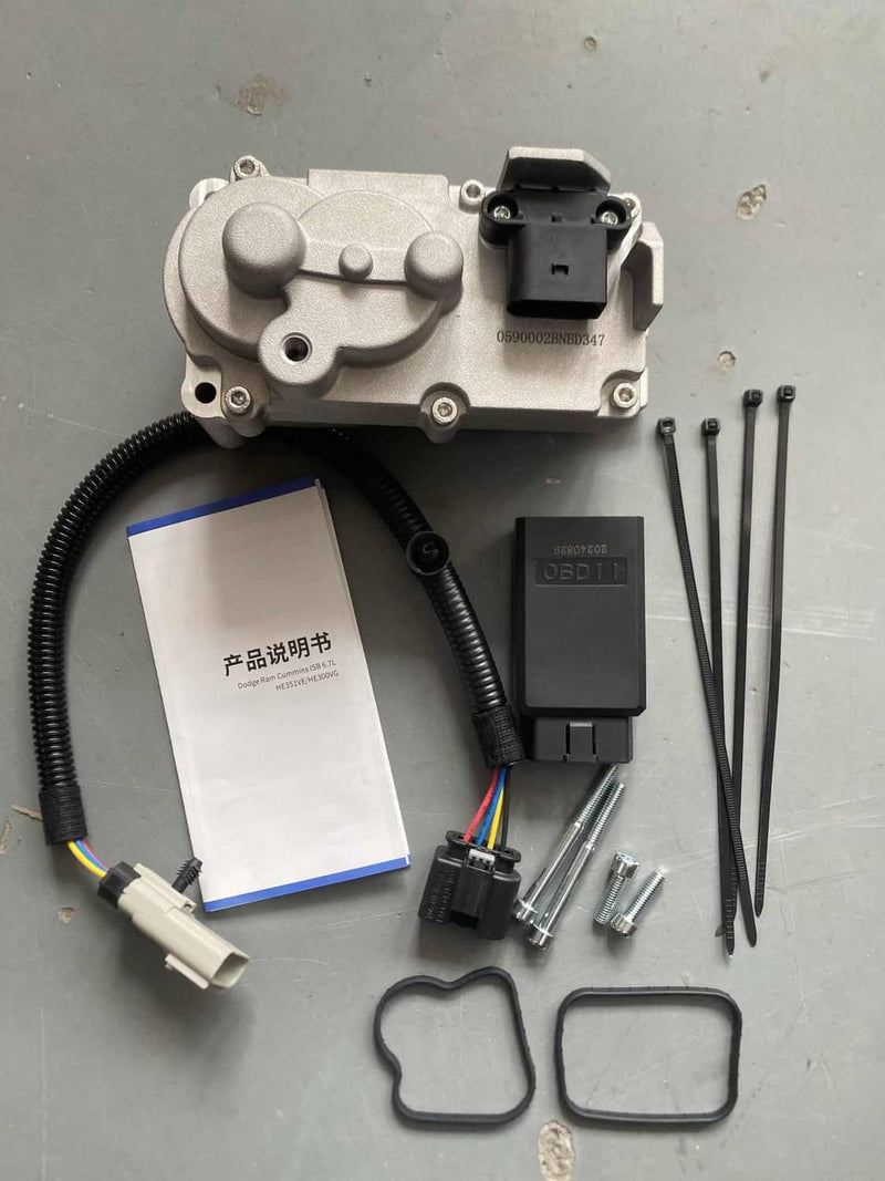 HE300VG Turbo Actuator Set with Calibration for Dodge Cummins ISB 6.7L 2013-18